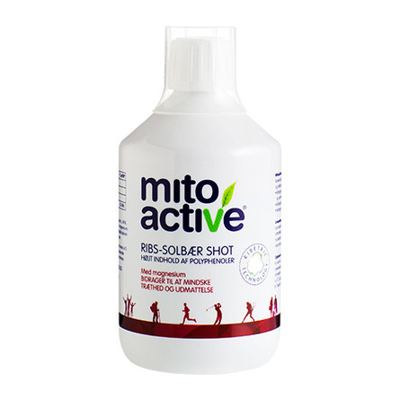 MitoActive ribs-solbærshot m. magnesium 500 ml