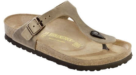 Birkenstock Gizeh Lea Tobacco Brown Str. 38