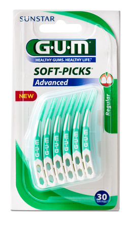 GUM Soft-Picks advanced 30 stk m. etui 30 stk.