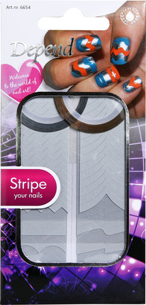 Depend Stripe your nails