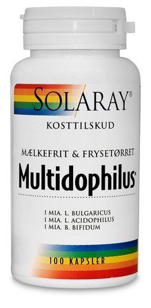 Solaray Multidophilus mælkefri 100 kapsler