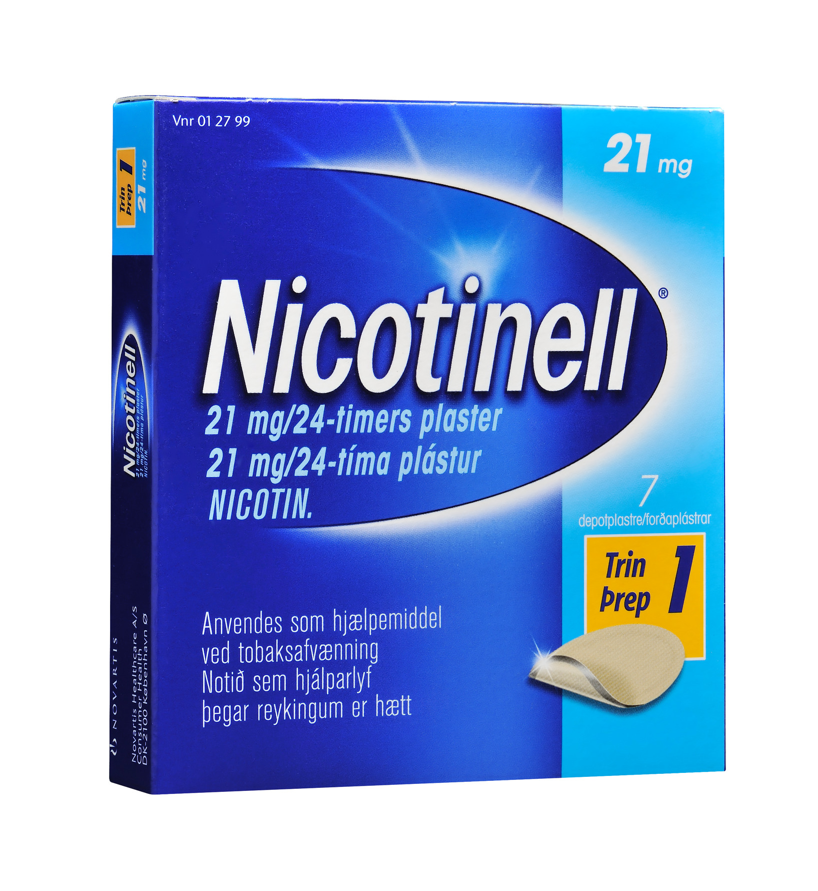 Nicotinell Plaster 21 mg 7 stk.