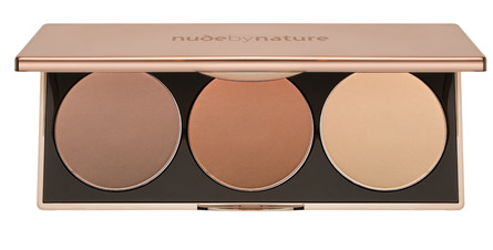 Nude by Nature Contour & Highlight Trio Palette Medium