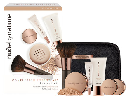 Nude by Nature The Complexion Essentials Starter Kit W4 Soft Sand, 6 Stk