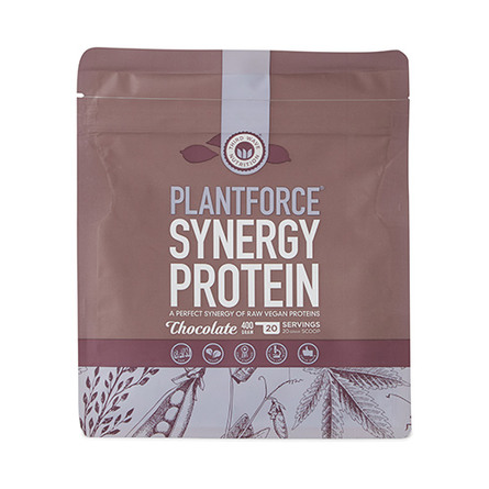 Protein chokolade Plantforce Synergy 400 g