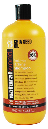 Natural World Chia Seed Shampoo 1000 ml