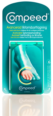 Compeed 2i1 Aktiv Ligtorn medium 6 stk.