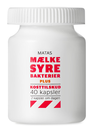 Matas Striber Mælkesyrebakterier Plus 40 kaps.