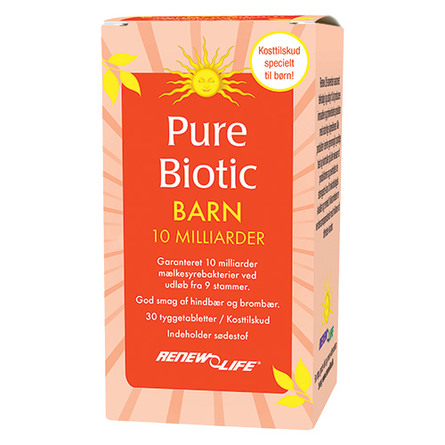 AcuPharma Pure Biotic Barn 10 milliarder 30 tabl.