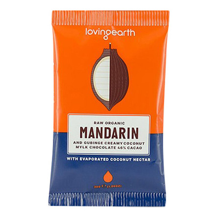 Chokolade Mandarin Ø m kremet kokos mylk & 30 g