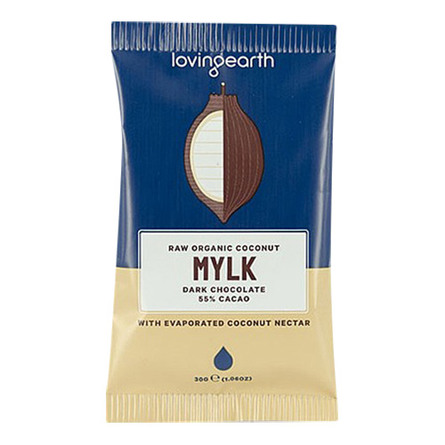 Chokolade Mylk Ø m 55% kakao Loving Earth 30 g