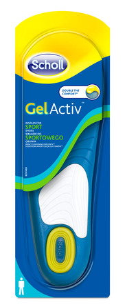 Scholl Insoles Sport Day Men 2 stk.