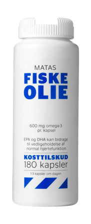 Matas Striber Matas Fiskeolie 1000 mg 180 kaps.