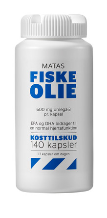 Matas Striber Fiskeolie 1000 mg 140 kaps.