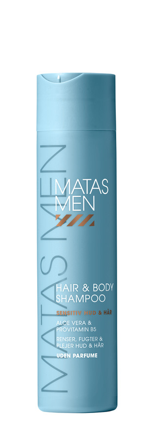 Køb Matas Striber Men Hair & Body Shampoo til Sensitiv Hud Parfume 250 ml - Matas