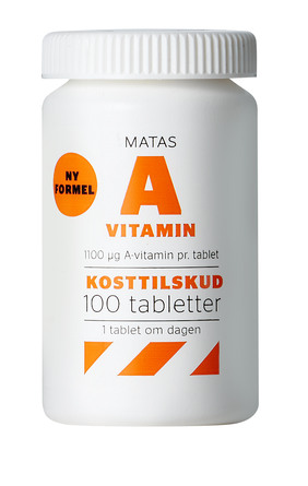 Matas Striber Matas A-vitamin 100 tabl.