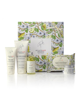 Storksak Organics baby gavesæt