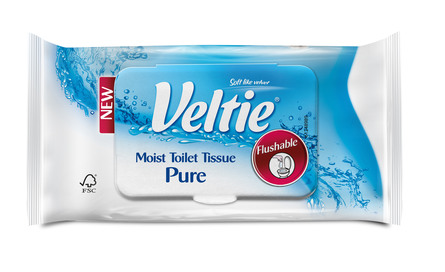 Veltie Moist fugtet toiletpapir 42 stk