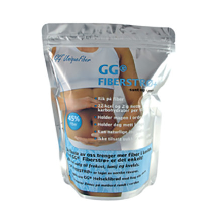 GG Fiberstrø m. hvedeklid og groft rugmel 250 g