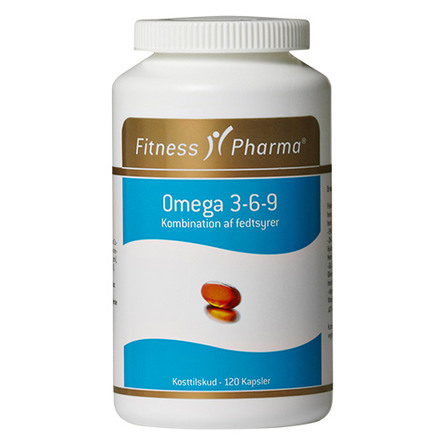 Fitness Pharma Omega 3-6-9, 120 kapsler
