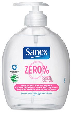 Sanex Fl. Håndsæbe Zero 300 ml
