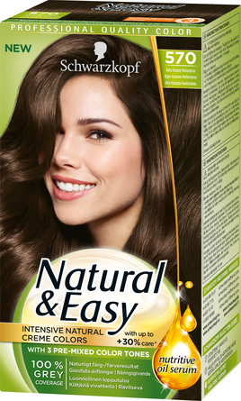 Schwarzkopf Natural & Easy 570 Mellembrun