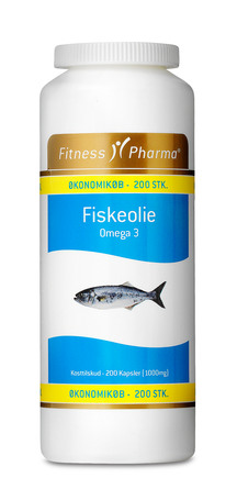 Fitness Pharma Fiskeolie 200 kapsler 200 kaps.
