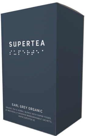 Supertea Earl Grey Organic 20 br. Øko