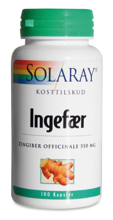 Solaray Ingefær 100 kaps.