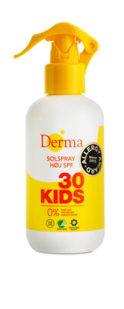 Derma Kids Solspray Høj SPF 30 250 ml