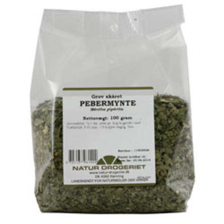 Natur Drogeriet Pebermynte grov skåret 100 gr.
