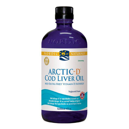 Nordic Naturals Torskelevertran+D m.citrussmag 473 ml