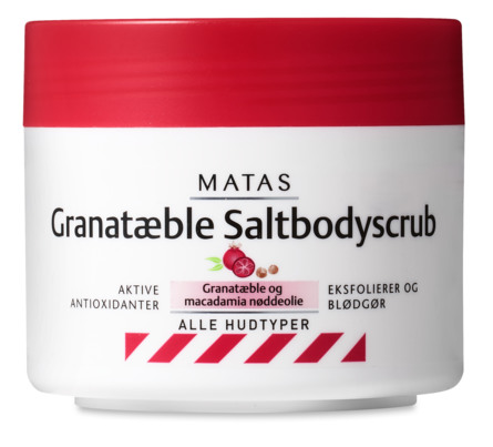 Matas Striber Granatæble Saltbodyscrub 250 g