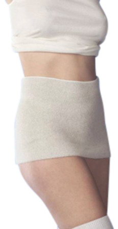 Peters Angora Rygvarmer Hudfarvet Small