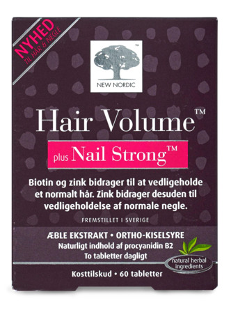 New Nordic Hair Volume Nail Strong 60 tabl.