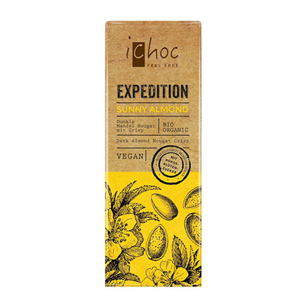 Ichoc Mandel og Nougat Ø 50 g