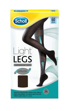 Scholl Light Legs Sort 60 Den. Str. S