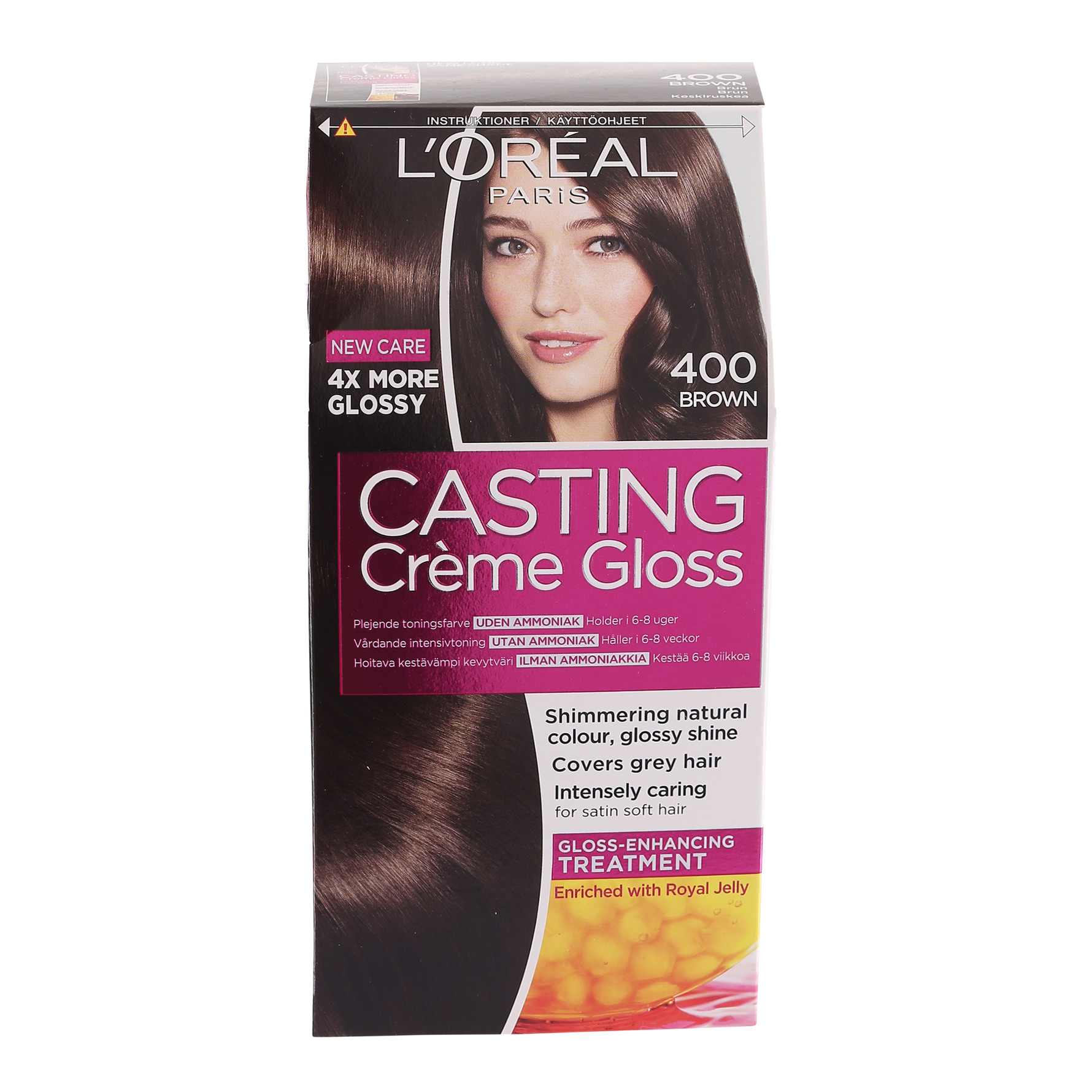 casting hårfarve farvekort
