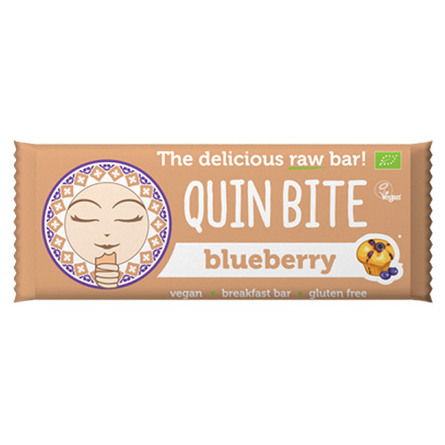 Blåbær bar Ø - Quin Bite 30 g