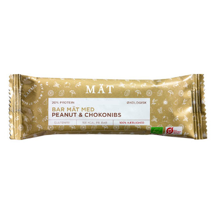 MÄT bar m peanut & cacaonibs Øko 40 gr.