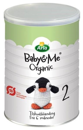 Arla Baby & Me 2 Øko. tilskudsblanding 600 g