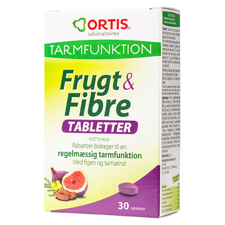 Frugt & Fibre tabletter 30 tab