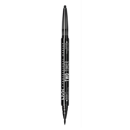 NYX PROFESSIONAL MAKEUP 2 Timer Dual Ended Eyeliner Jet Black