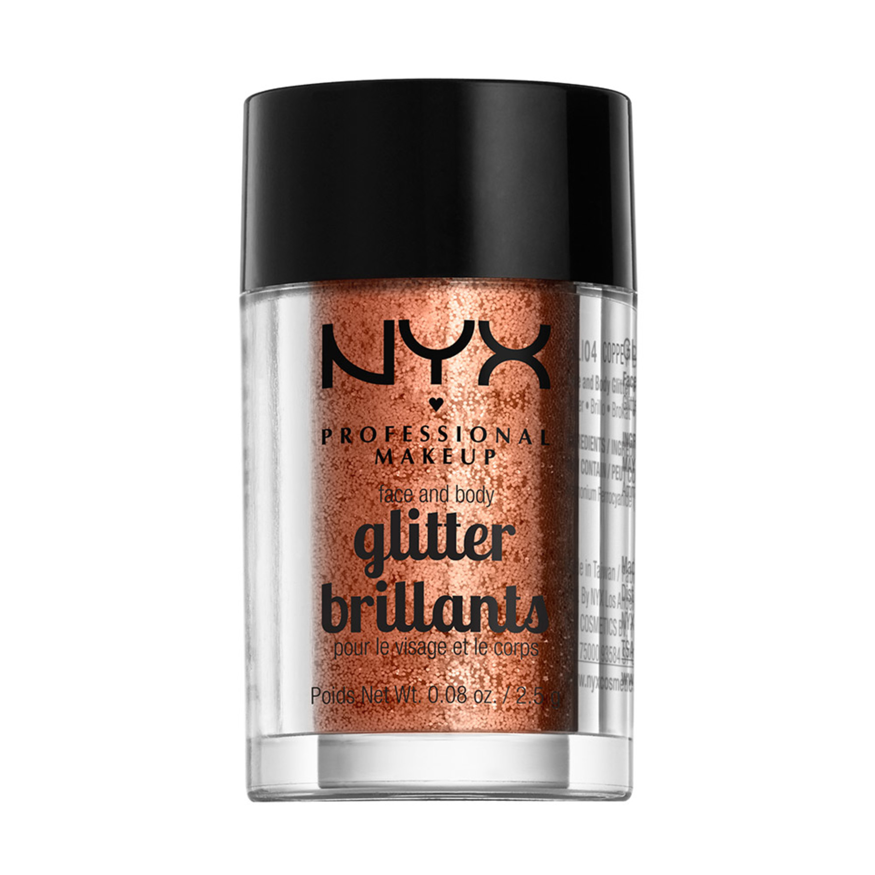 Nyx Face And Body Glitter Bronze