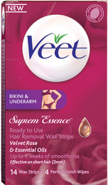 Veet Suprem Essence Wax Strips 7 x 2 stk.