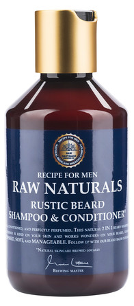 Raw Naturals Raw Rustic Beard Shampoo & Conditioner 250 ml.