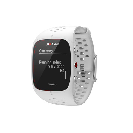 Polar M430 Multi Løbe GPS ur m/pulsmåling WHI S