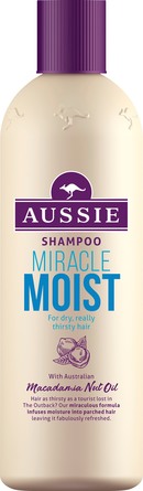 Aussie Miracle Moist Shampoo Til Tørstigt Hår 300 ml