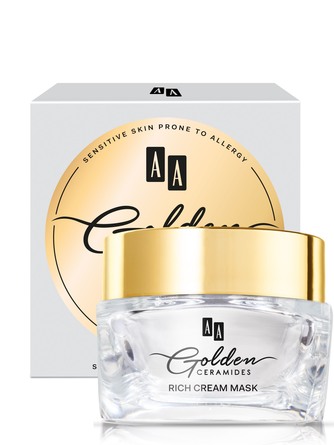 Golden Ceramides Rebuilding cream mask with gold