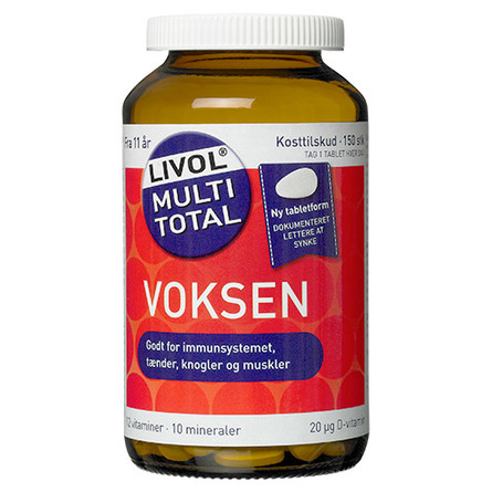 Livol Multi Total Voksen 150 tabl.